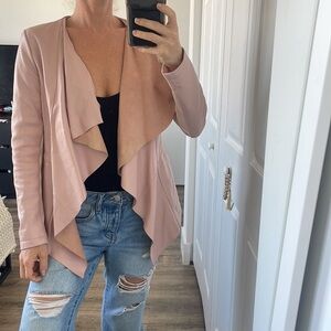 NWT My Tribe leather jacket open style